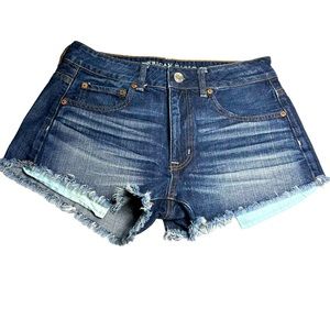 American Eagle High Rise Festival Shorts Sz 6